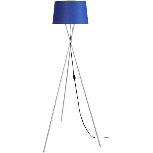 Lampadaires Lampadaire trépied métal aluminiumet bleu - Tosel - Modalova