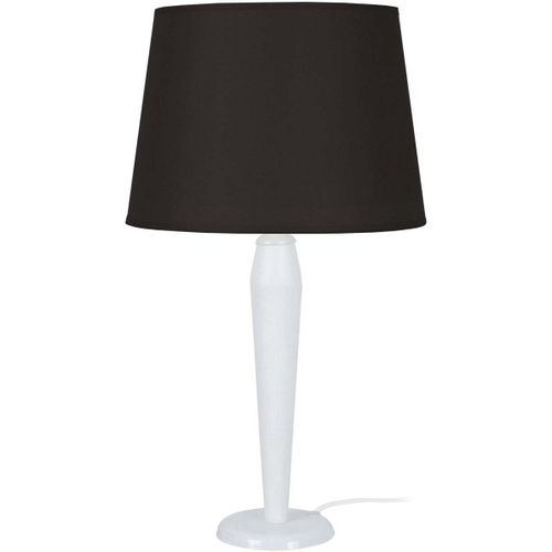 Lampes de bureau Lampe de chevet conique métal et bois blanc - Tosel - Modalova