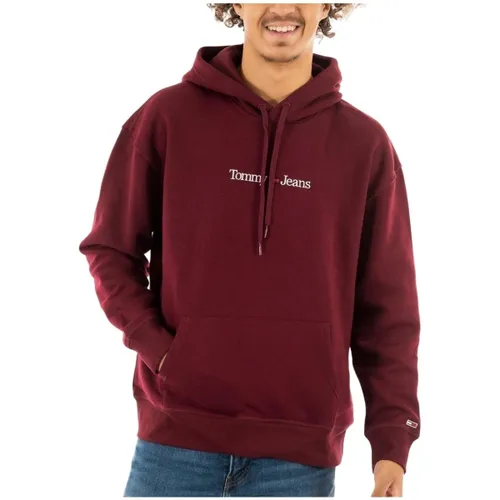 Sweatshirts à capuche Sweat a capuche Ref 58311 VLP Rouge - Tommy Jeans - Modalova