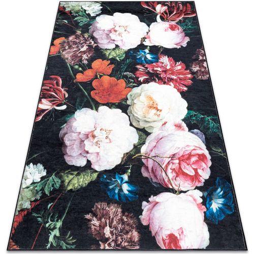 Tapis Tapis lavable ANDRE 1629 fleurs vintage antidérap 120x170 cm - Rugsx - Modalova
