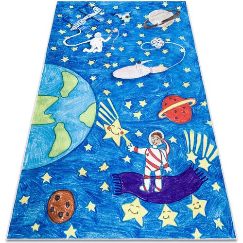 Tapis Tapis lavable BAMBINO 2265 Fusée spatiale pour 140x190 cm - Rugsx - Modalova