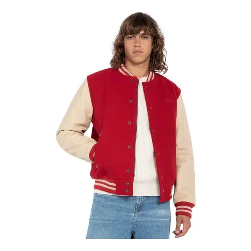 Blouson Blouson Teddy Ref 58399 Rouge/Beige - Schott - Modalova
