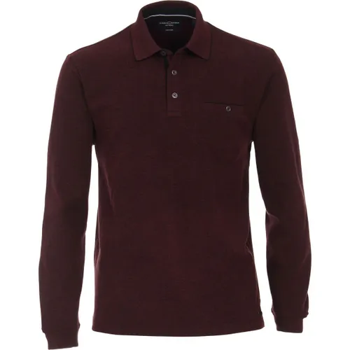 T-shirt Casa Moda Polo ML Rouge Bordeaux - Casamoda - Modalova