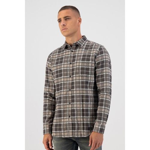 Chemise Chemise Chenille A Carreaux Gris - Dstrezzed - Modalova