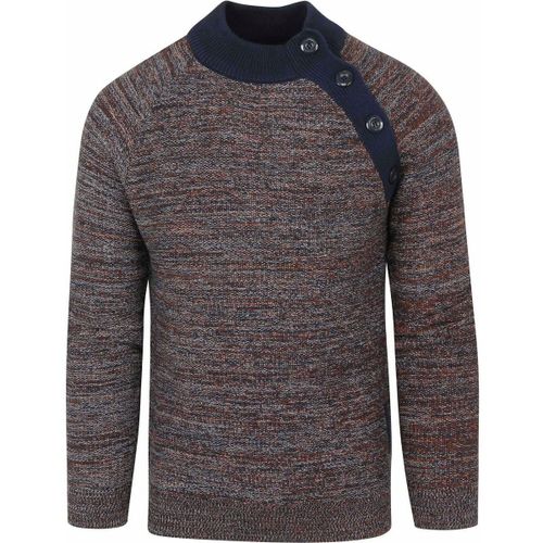 Sweat-shirt Sweater Bleu Mélangé - Blue Industry - Modalova