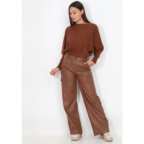 Pantalon Pantalons - Marron - La Modeuse - Modalova