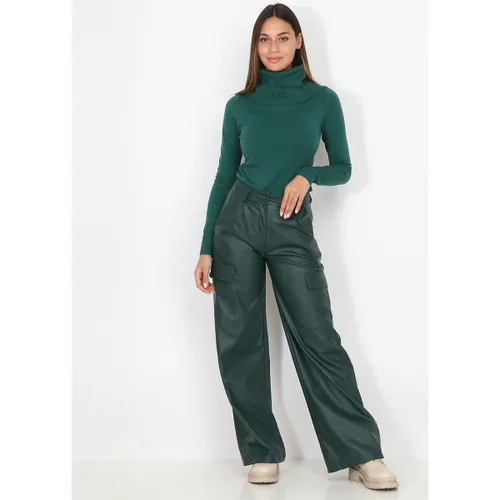 Pantalon Pantalons - Vert - La Modeuse - Modalova