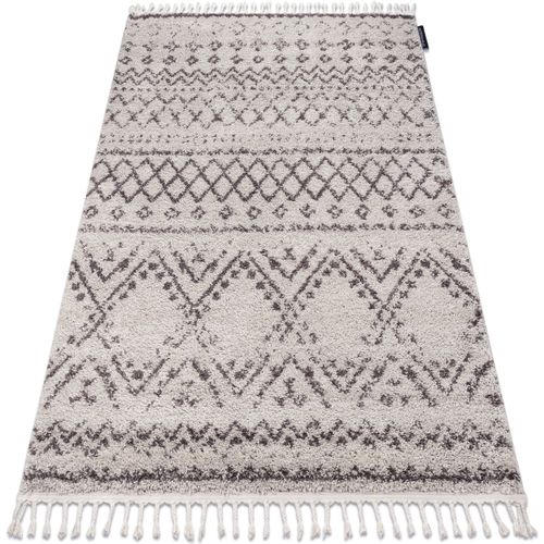 Tapis Tapis BERBER RABAT G0526 crème et marron 200x290 cm - Rugsx - Modalova
