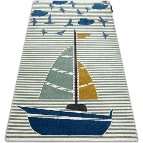 Tapis Tapis PETIT SAIL bateau, voilier vert 240x330 cm - Rugsx - Modalova