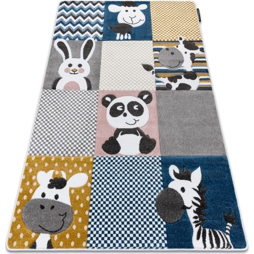 Tapis Tapis PETIT ZOO ANIMAUX crème et gris 80x150 cm - Rugsx - Modalova