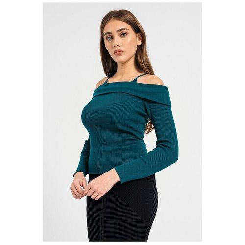 Pull - Pull col bardot - bleu canard - Guess - Modalova