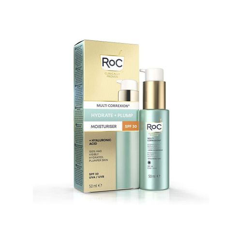 Accessoires visages Hydrate + Plump Crema Hidratante Con Ácido Hialurónico Spf30 - Roc - Modalova