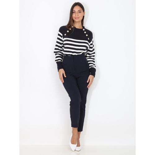Pantalon Pantalons - Bleu Marine - La Modeuse - Modalova