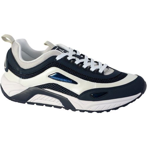 Baskets basses Basket Sneaker Nubuck Pu+Mesh - Emporio Armani - Modalova