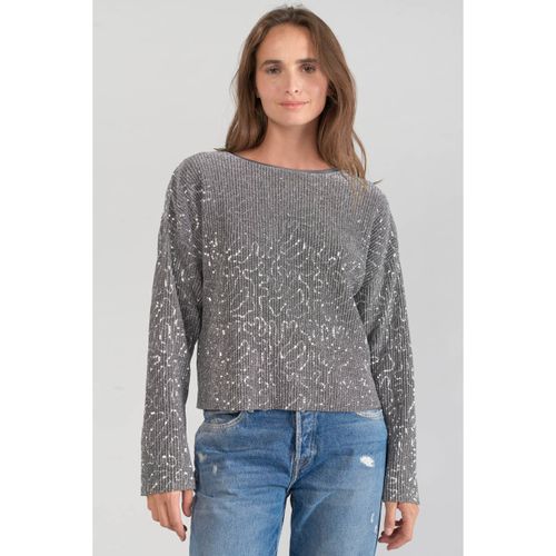 T-shirt Top able argenté - Le Temps des Cerises - Modalova