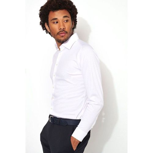 Chemise Chemise Piqué Sans Repassage Blanche - Desoto - Modalova
