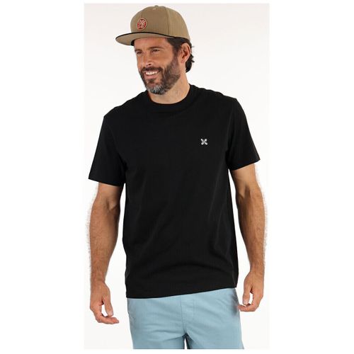 T-shirt Tee shirt uni 4flo brodé poitrine TEBAZ - Oxbow - Modalova