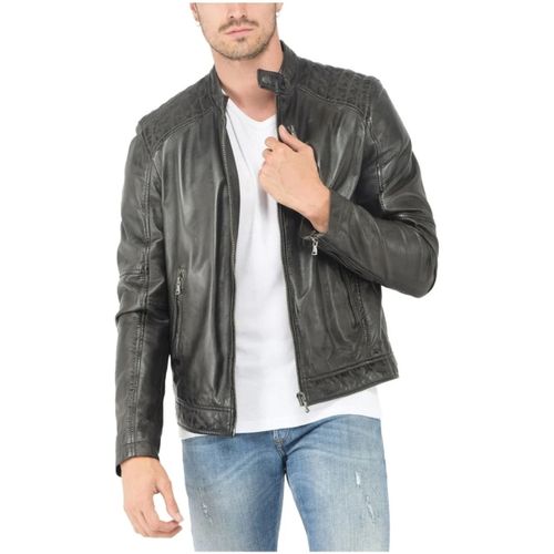 Blouson Blouson en cuir Ref 44562 Drink Gris fonce - Oakwood - Modalova