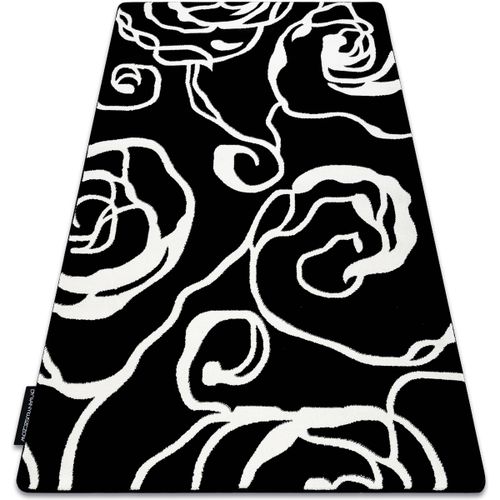 Tapis Tapis HAMPTON Rosa roses, fleurs noir 200x290 cm - Rugsx - Modalova