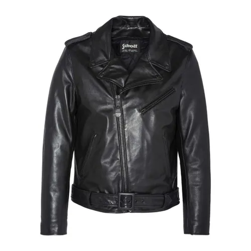 Blouson Blouson Perfecto avec ceinture ref 54265 noir - Schott - Modalova