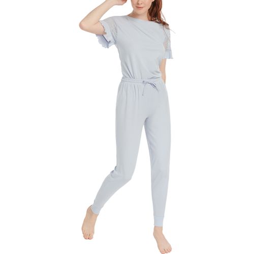 Pyjamas / Chemises de nuit Pyjama tenue d'intérieur pantalon top manches courtes Smooth - Lisca - Modalova