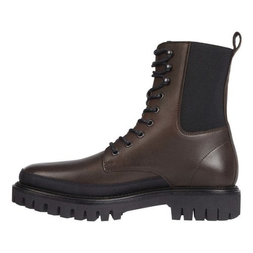 Boots Men's Brown Chunky Combat Boots - Tommy Hilfiger - Modalova