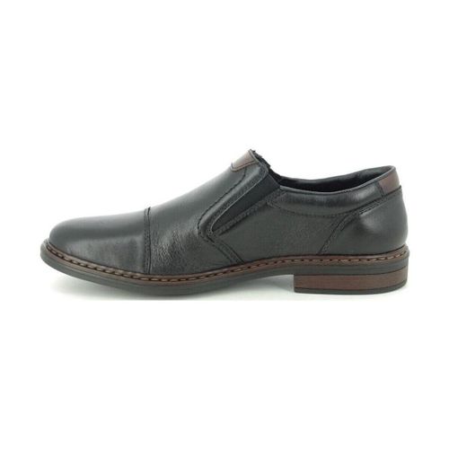 Baskets basses Black Casual Leather Flats - Rieker - Modalova