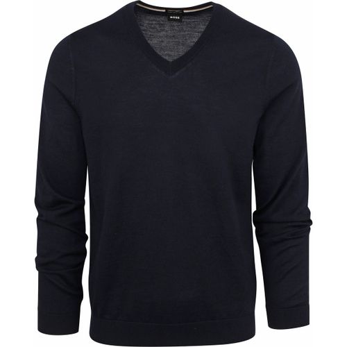 Sweat-shirt Pull-over Laine Melba Bleu Foncé - BOSS - Modalova