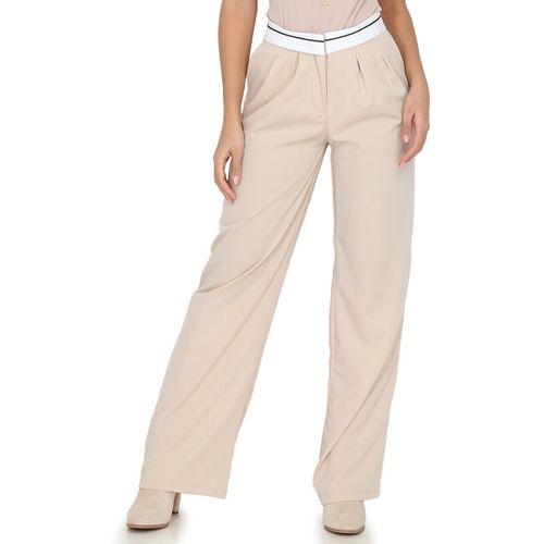 Pantalon Pantalons - Beige - La Modeuse - Modalova