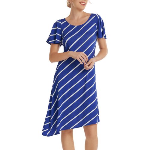 Robe Robe estivale asymétrique manches courtes Rhodes - Lisca - Modalova