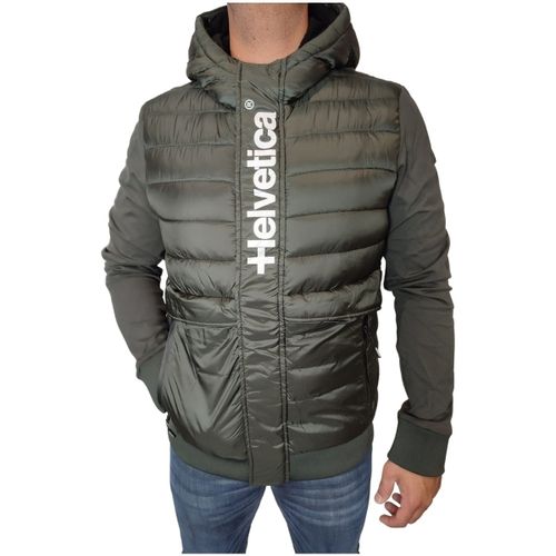 Blouson Veste zippee a capuche Ref 58617 Kaki - Helvetica - Modalova