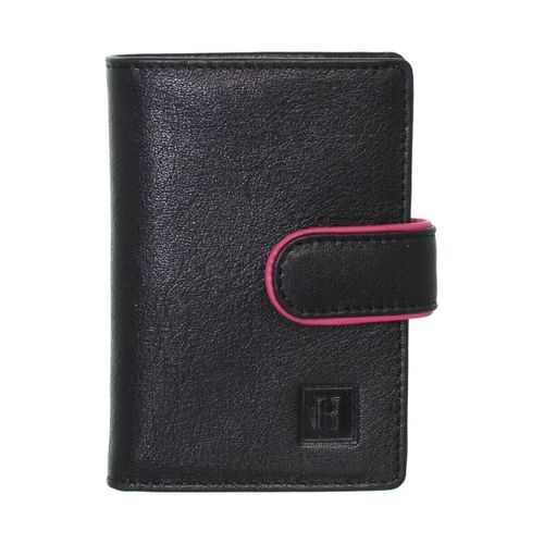 Portefeuille Petit porte-cartes cuir ref_xga40922 noir - Hexagona - Modalova