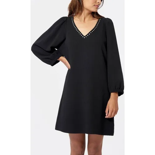 Robe - Robe décolleté en v - noire - Kaporal - Modalova