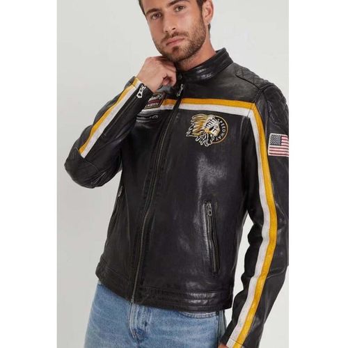 Veste PHILADELPHIA LAMB VITA BLACK / YELLOW - Daytona - Modalova