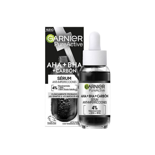 Masques & gommages Pure Active Aha + Bha + Carbón Sérum Anti-imperfecciones - Garnier - Modalova