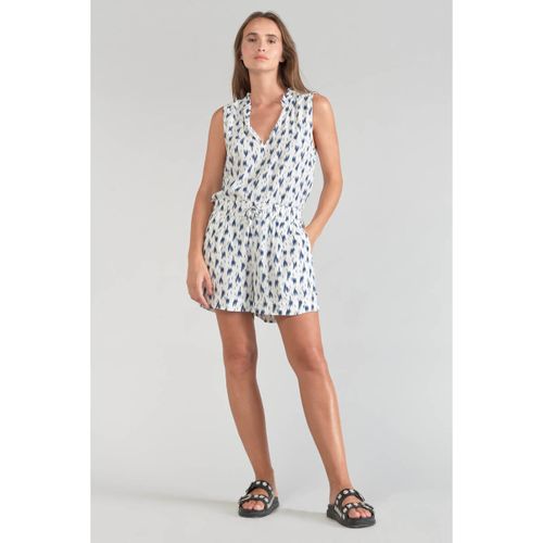 Short Short nuria tie and dye bleu - Le Temps des Cerises - Modalova