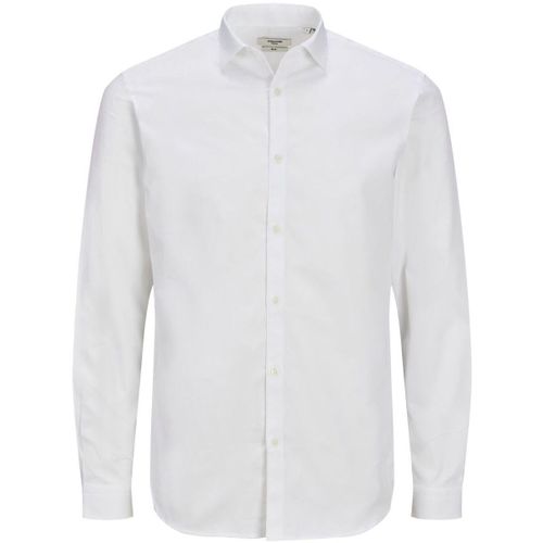 Chemise 12201905 CARDIFF-WHITE SLIM FIT - Jack & Jones - Modalova