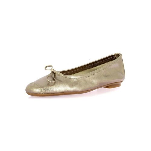 Ballerines Ballerines cuir laminé champagne - Reqin's - Modalova