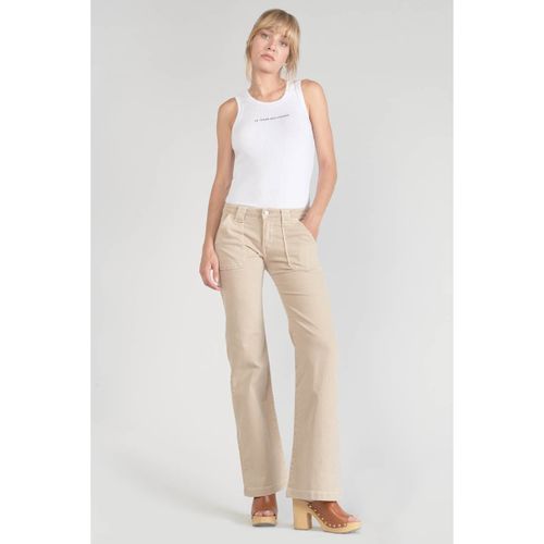 Jeans Sormiou flare jeans beige sable - Le Temps des Cerises - Modalova