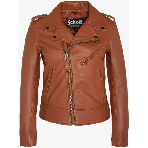 Veste Schott LCW1601D COGNAC - Schott - Modalova