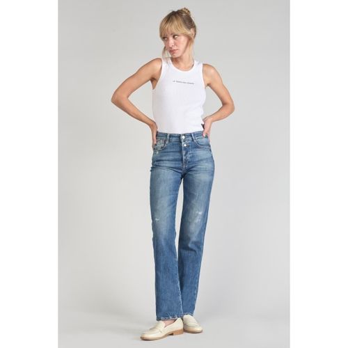 Jeans Jeans 400/19 mom luxe taille haute destroy bleu - Le Temps des Cerises - Modalova