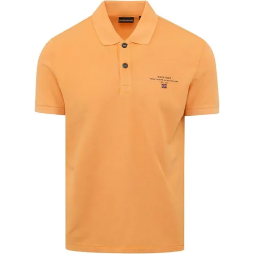 T-shirt Napapijri Polo Elbas Orange - Napapijri - Modalova