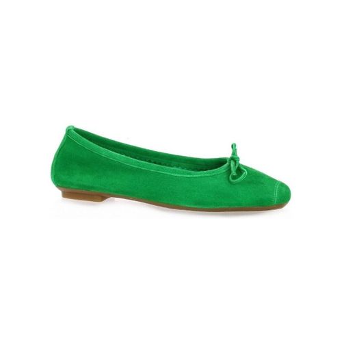Ballerines Ballerines Harmony cuir velours gazon - Reqin's - Modalova