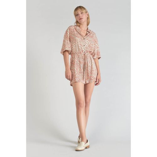 Combinaisons Combi-short zely à motif orange et noir - Le Temps des Cerises - Modalova