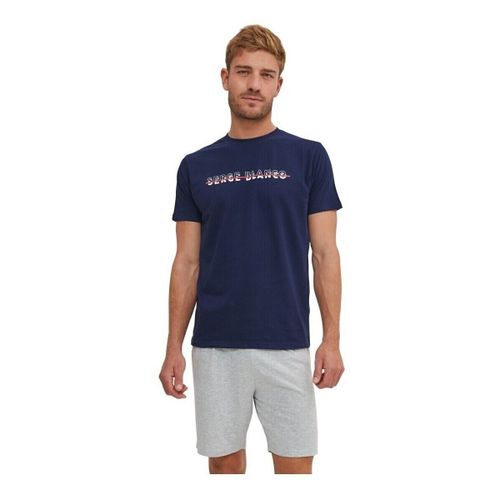 Ensembles de pyjama Ensemble Pyjama court Tshirt col rond en coton - Serge Blanco - Modalova