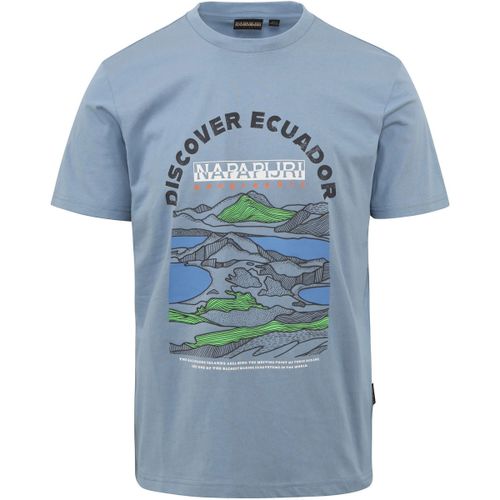 T-shirt T-shirt Sangay Bleu Clair - Napapijri - Modalova