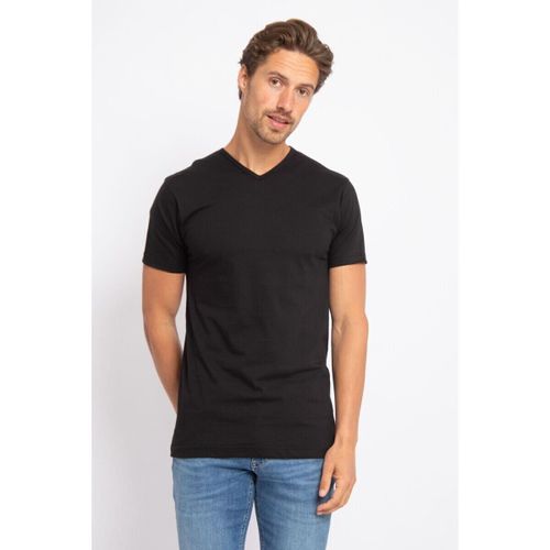T-shirt T-Shirt Vancouver Col-V Noir Lot de 2 - Alan Red - Modalova