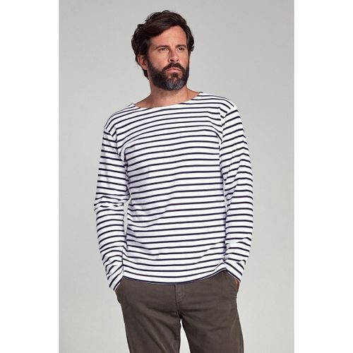 Sweat-shirt Pull Rayures Noir Blanche - Armor Lux - Modalova