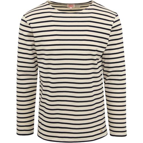 Sweat-shirt Pull Rayures Noir Ecru - Armor Lux - Modalova
