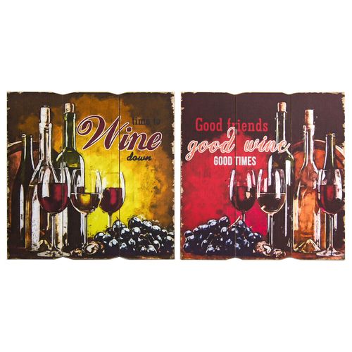 Statuettes et figurines Mur Adorno Wine 2U - Signes Grimalt - Modalova
